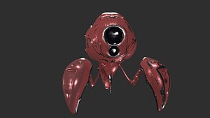 3D robo spider sci-fi