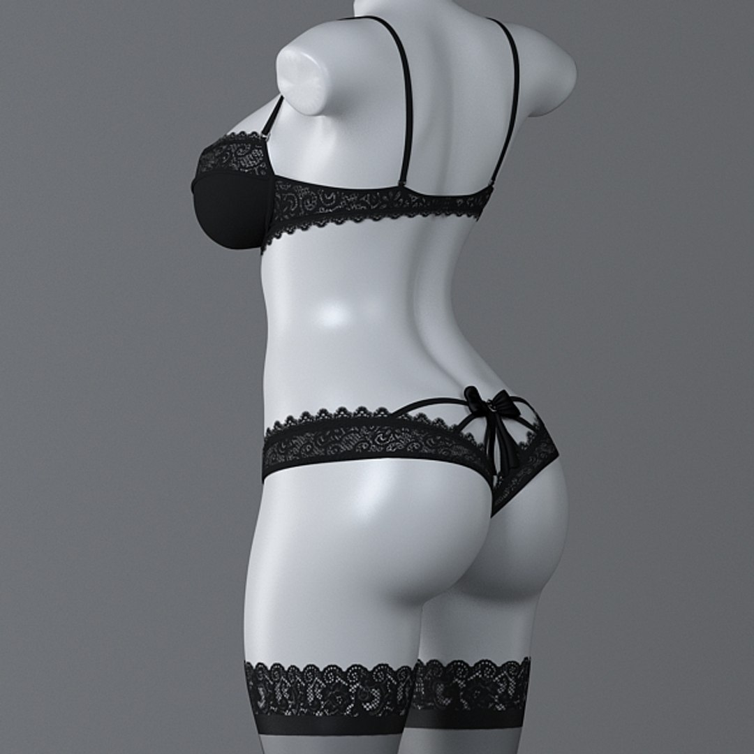 Hd Lingerie 3D Model - TurboSquid 1154273