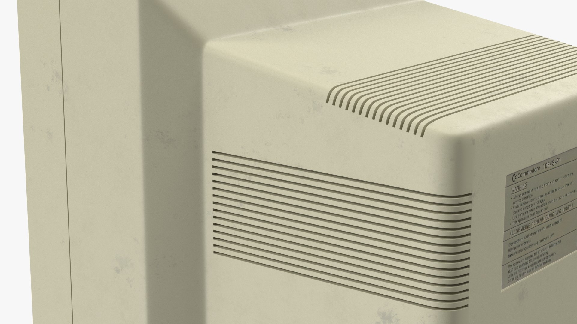 Retro Monitor Commodore Old 3D Model - TurboSquid 2062320
