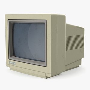 Retro Monitor Commodore Old 3D model