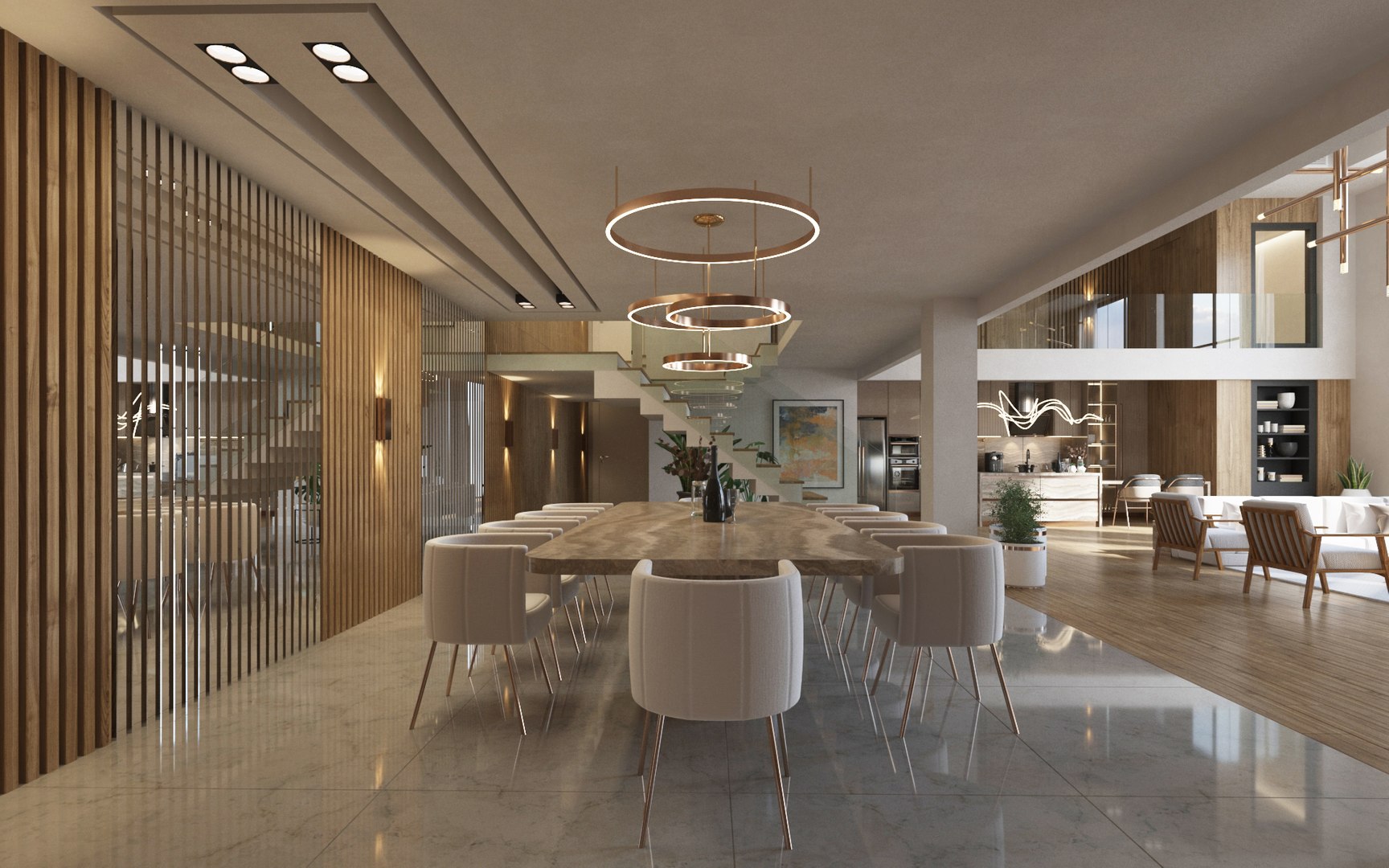 Luxury Modern Villa Interior 3D - TurboSquid 2189668