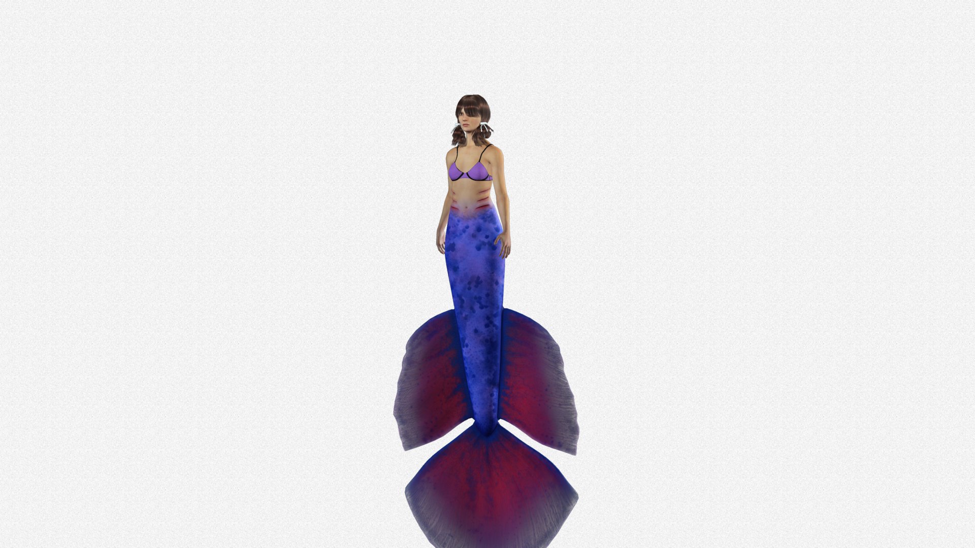 Mermaid Character Full Rigged 3D Model - TurboSquid 2236860