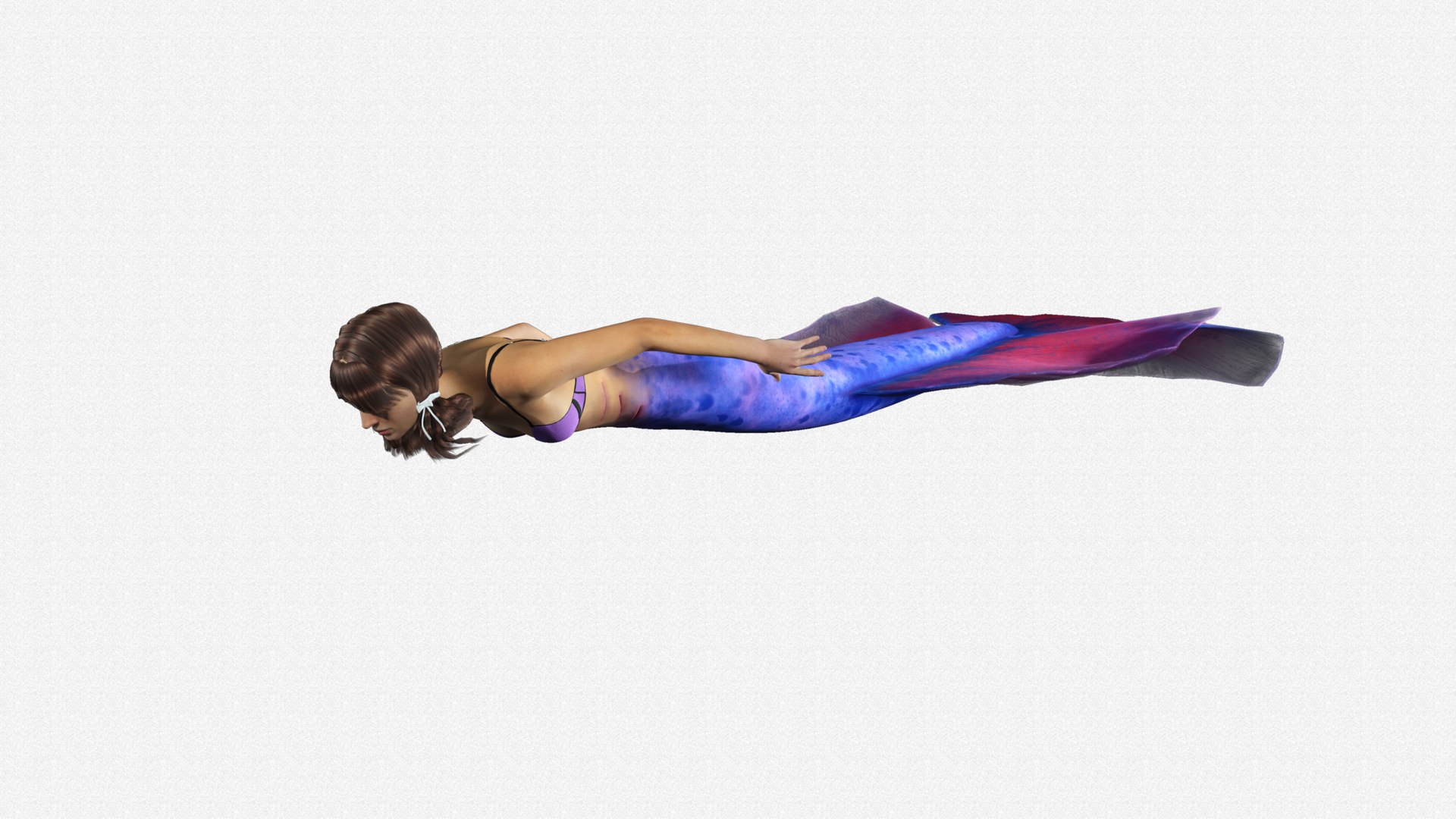 Mermaid Character Full Rigged 3D Model - TurboSquid 2236860