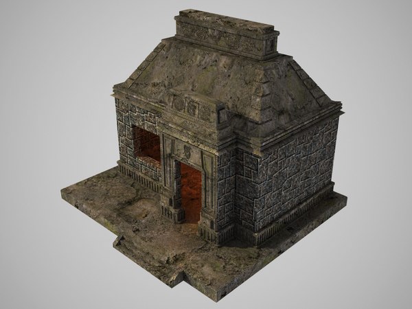 aztec house 3d model