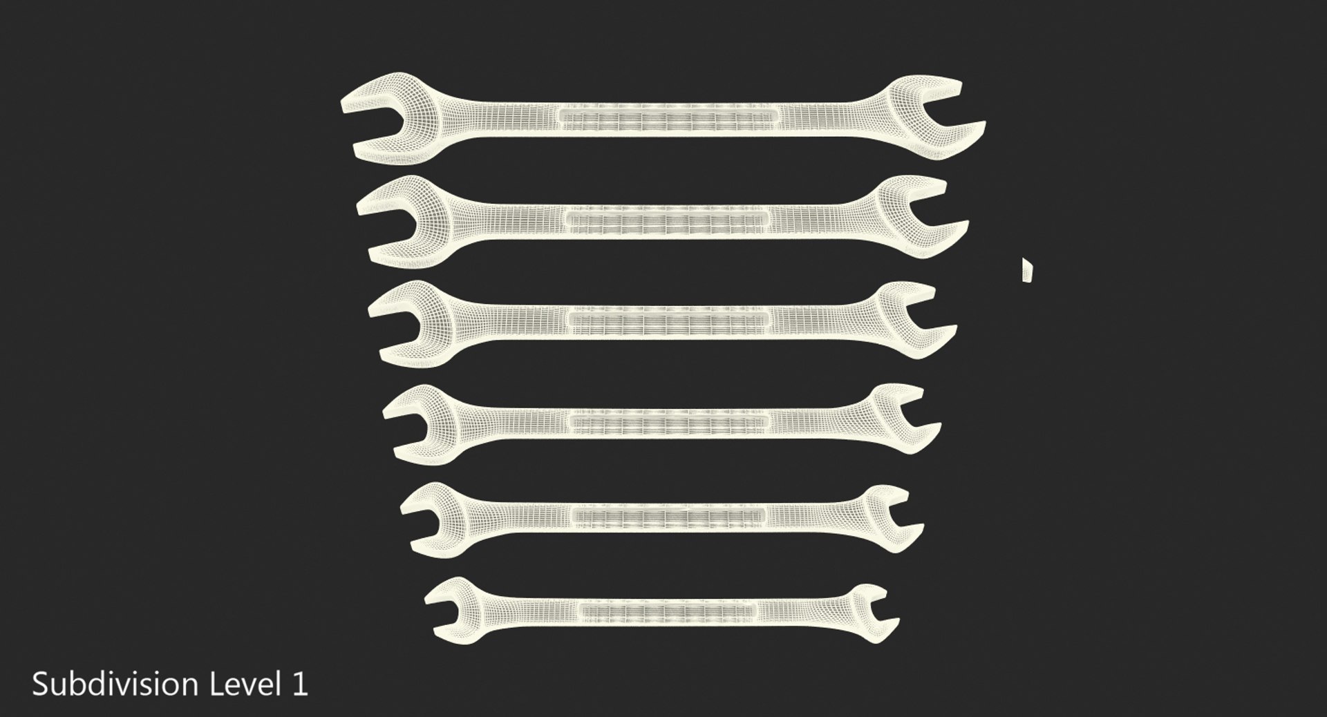 3D spanner set generic model https://p.turbosquid.com/ts-thumb/lw/Fxyzvn/kXTSFaeu/spannersetgeneric3dsmodel010/jpg/1560790579/1920x1080/fit_q87/de496876276d196c4e161c6cc8239407f58ef60b/spannersetgeneric3dsmodel010.jpg