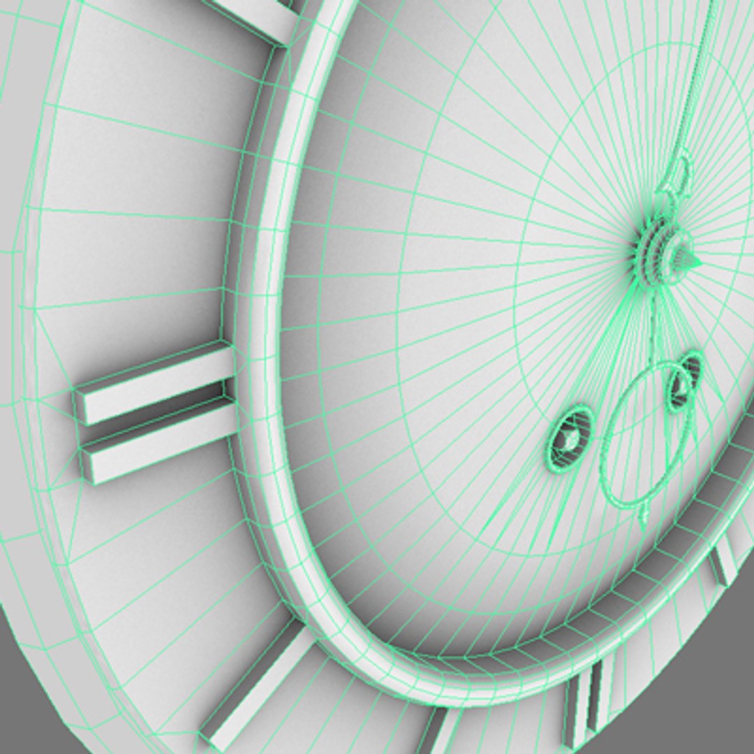 3d Model Wall Clock