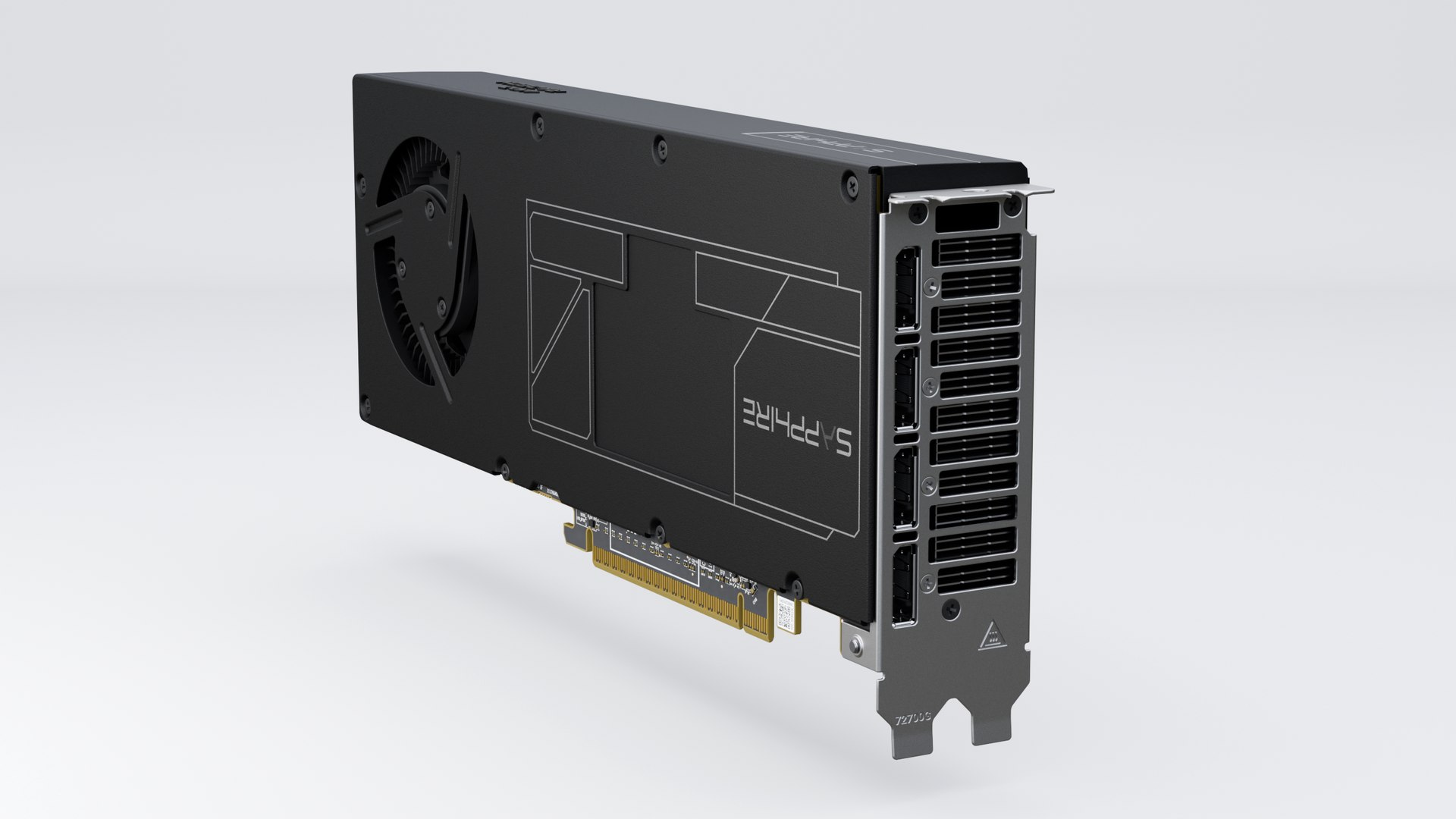 3D Sapphire AMD Radeon AI Pro R9700 https://p.turbosquid.com/ts-thumb/lw/I2T7gy/L6/aipror9700preview03/png/1789055713/1920x1080/fit_q87/3c6445d61b94dd218584a3155e70f5cdd48f6af6/aipror9700preview03.jpg