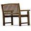 banc de jardin lac miroir
