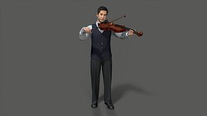 3D violiniset model