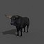 3d spanish bull