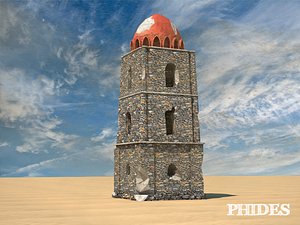 3D ancient ruins model