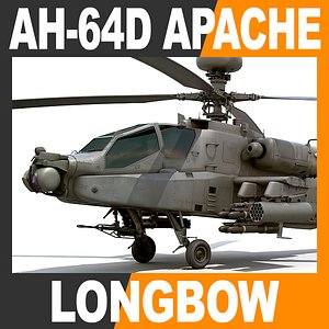 3ds max boeing ah-64d apache longbow