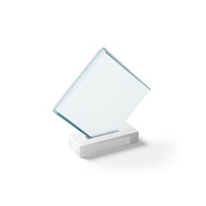 Rhombus Glass Award Trophy - crystal plaque trophies 3D model
