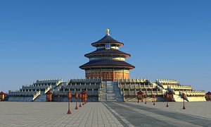 3D temple heaven