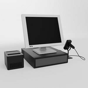 Cash Register 3D model