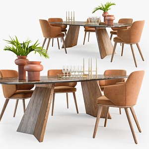 3D calligaris foyer armchair icaro