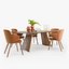 Sillón Calligaris Foyer mesa Icaro set01
