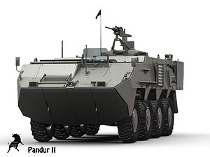 3d model pandur tank