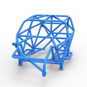 Diecast Frame of Formula off road Scale 1 to 25 3D model