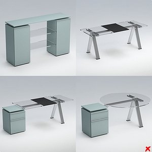 3ds max office table