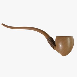 3D Traditional Hobbit Pipe