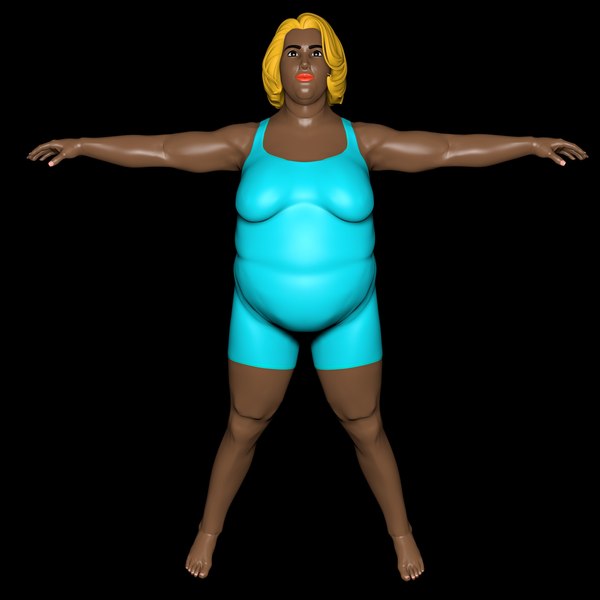 Woman Fat 3d Models For Download Turbosquid 3181