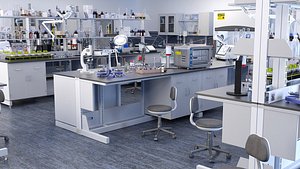 3D Lab Collection model