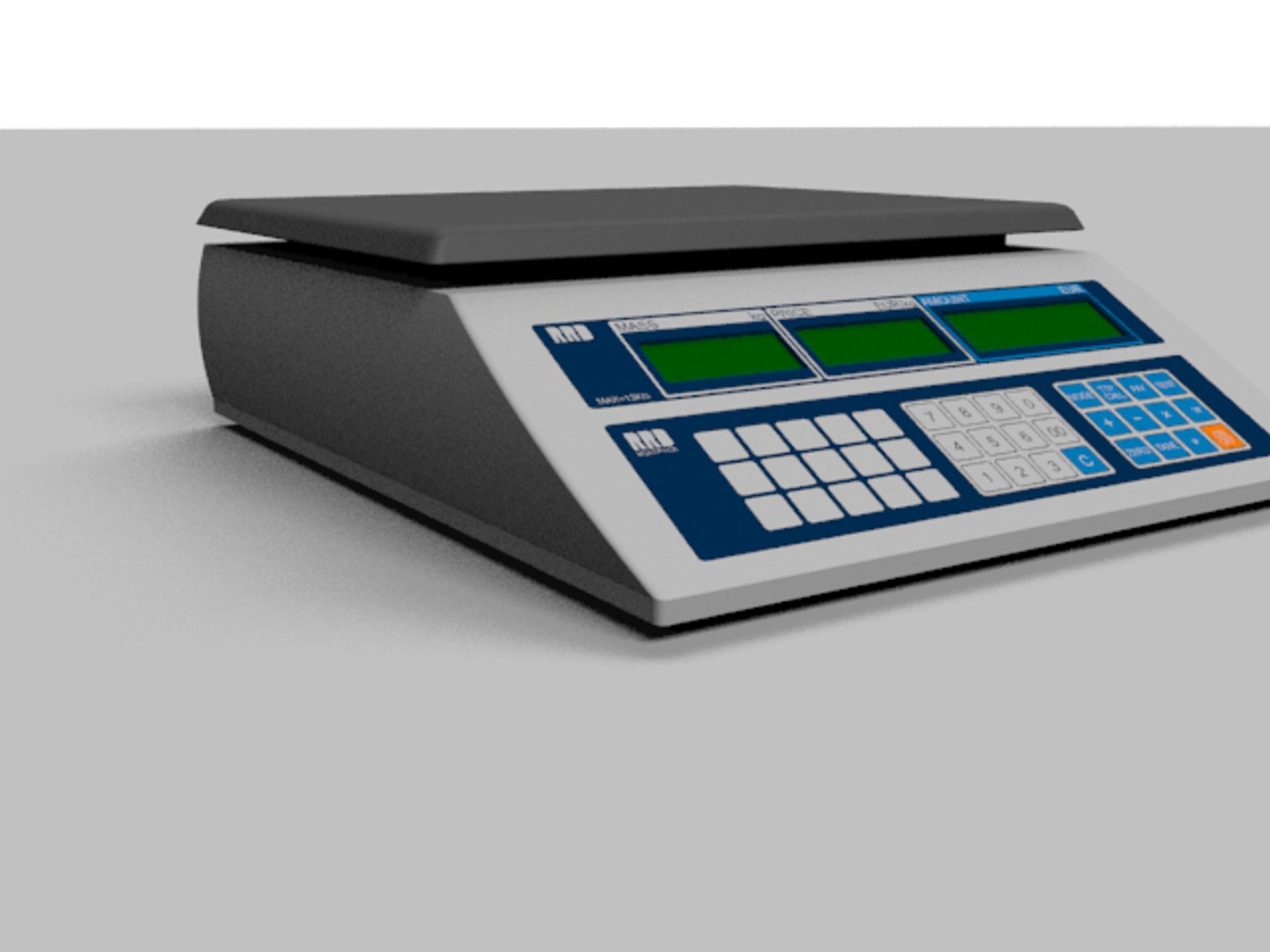 3d Digital Scales Model
