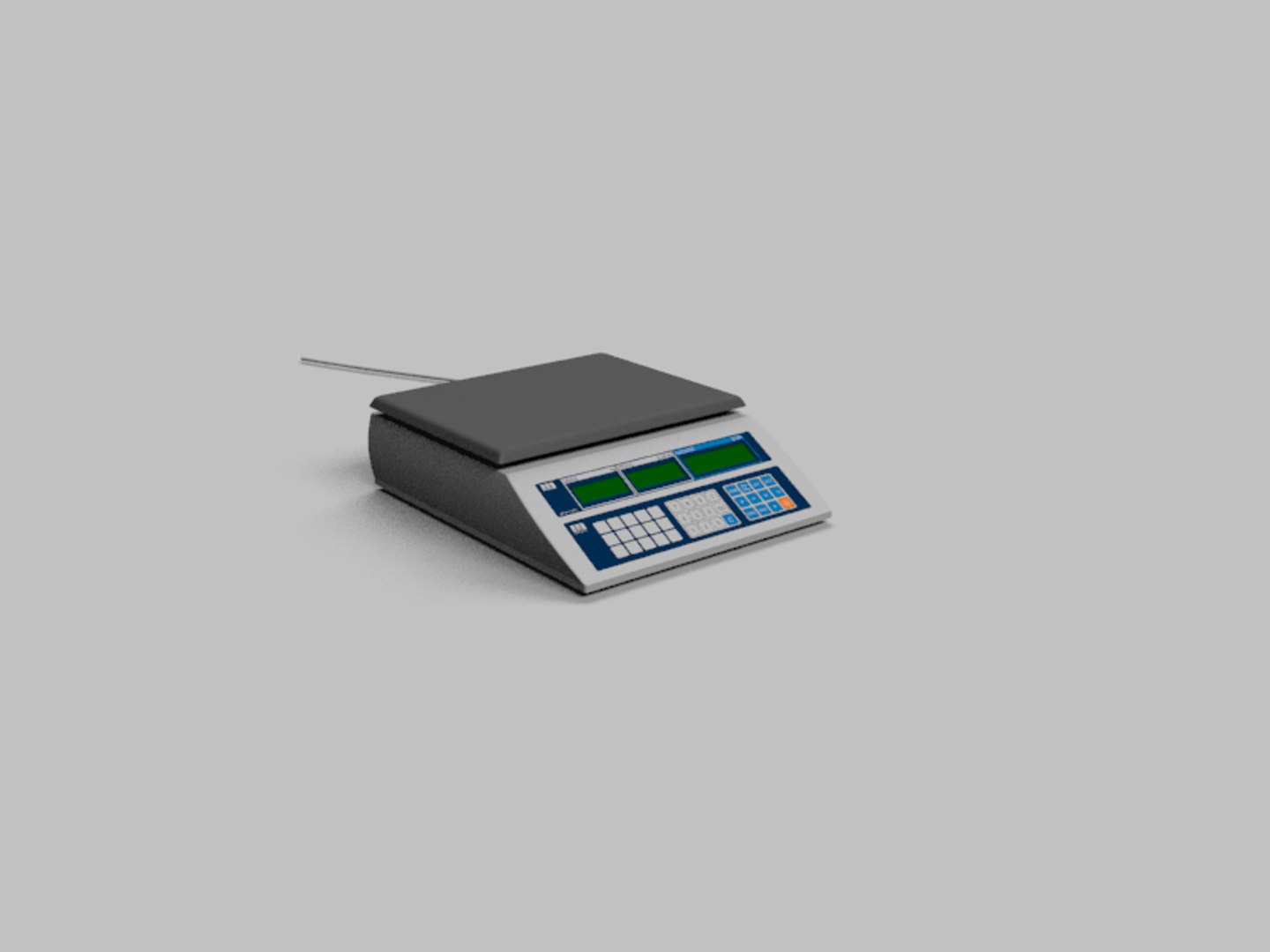 3d Digital Scales Model