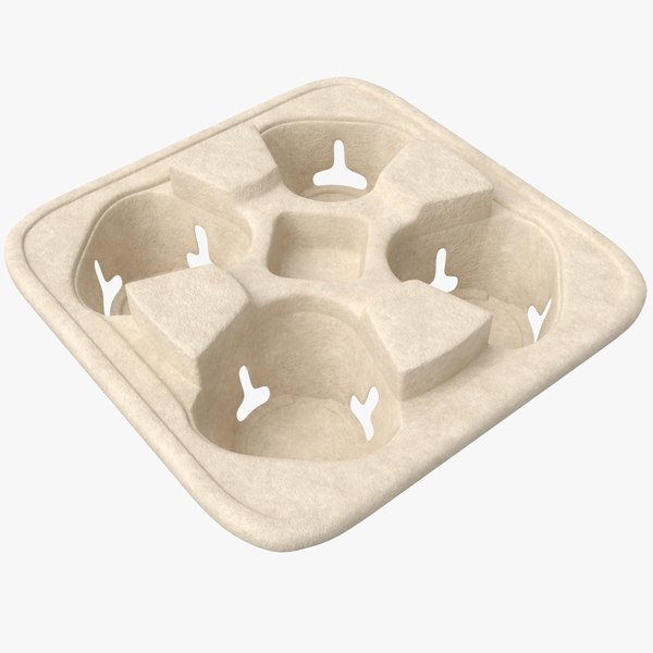 3D real drinks tray