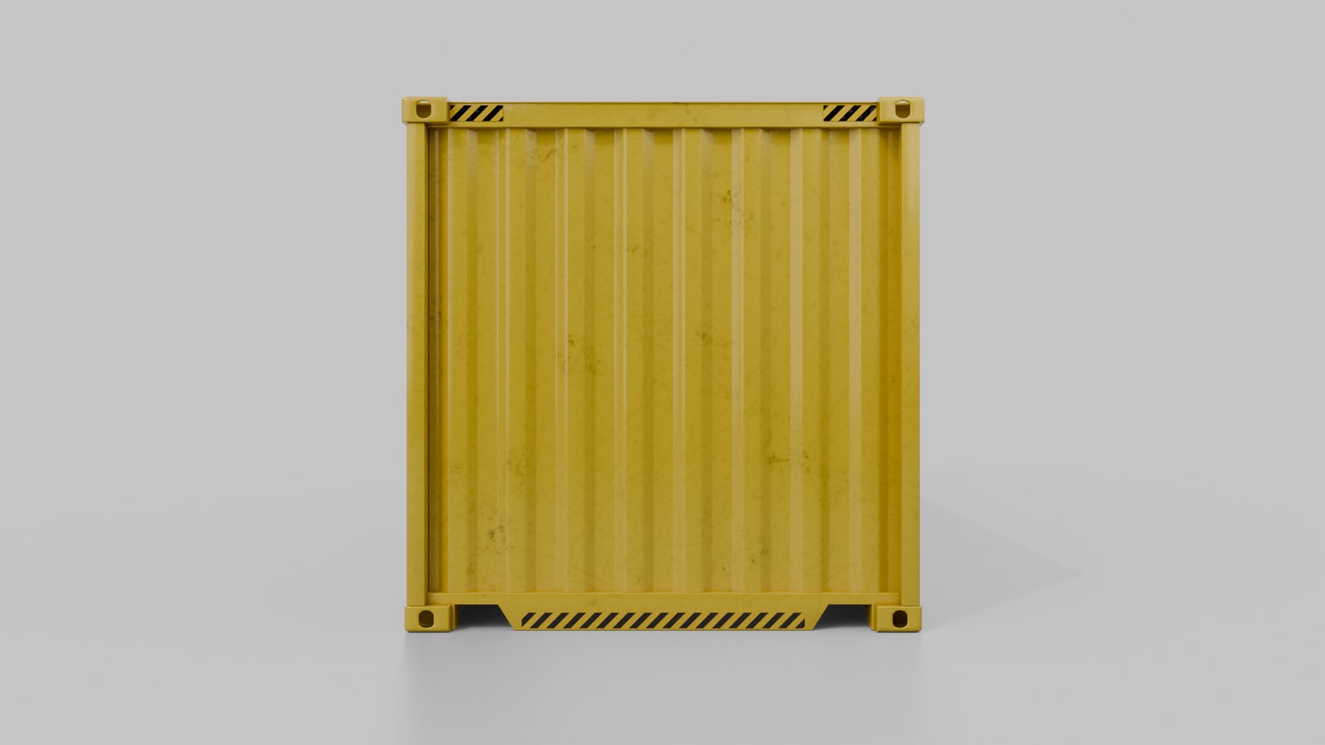 40ft Shipping Container - Customizable With Interior And Exterior 3D ...