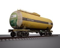 Railway tanker carriage