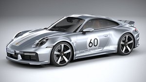 3D Porsche 911 Sport Classic 2023
