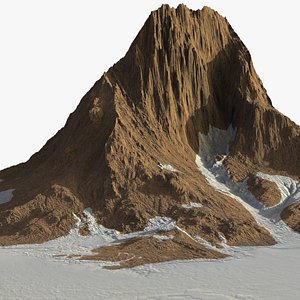 Mountain Snowfall Surface Plan 8K