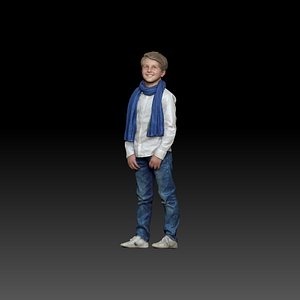 scan boy 3d model