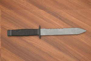 3d combat knife model