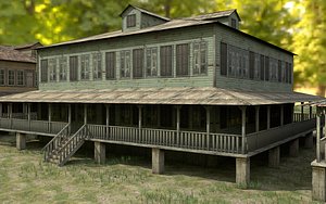 New Orleans Wood Houses Pack