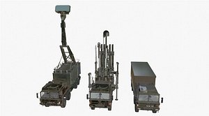 3D model Sky Sabre Defense Sytem