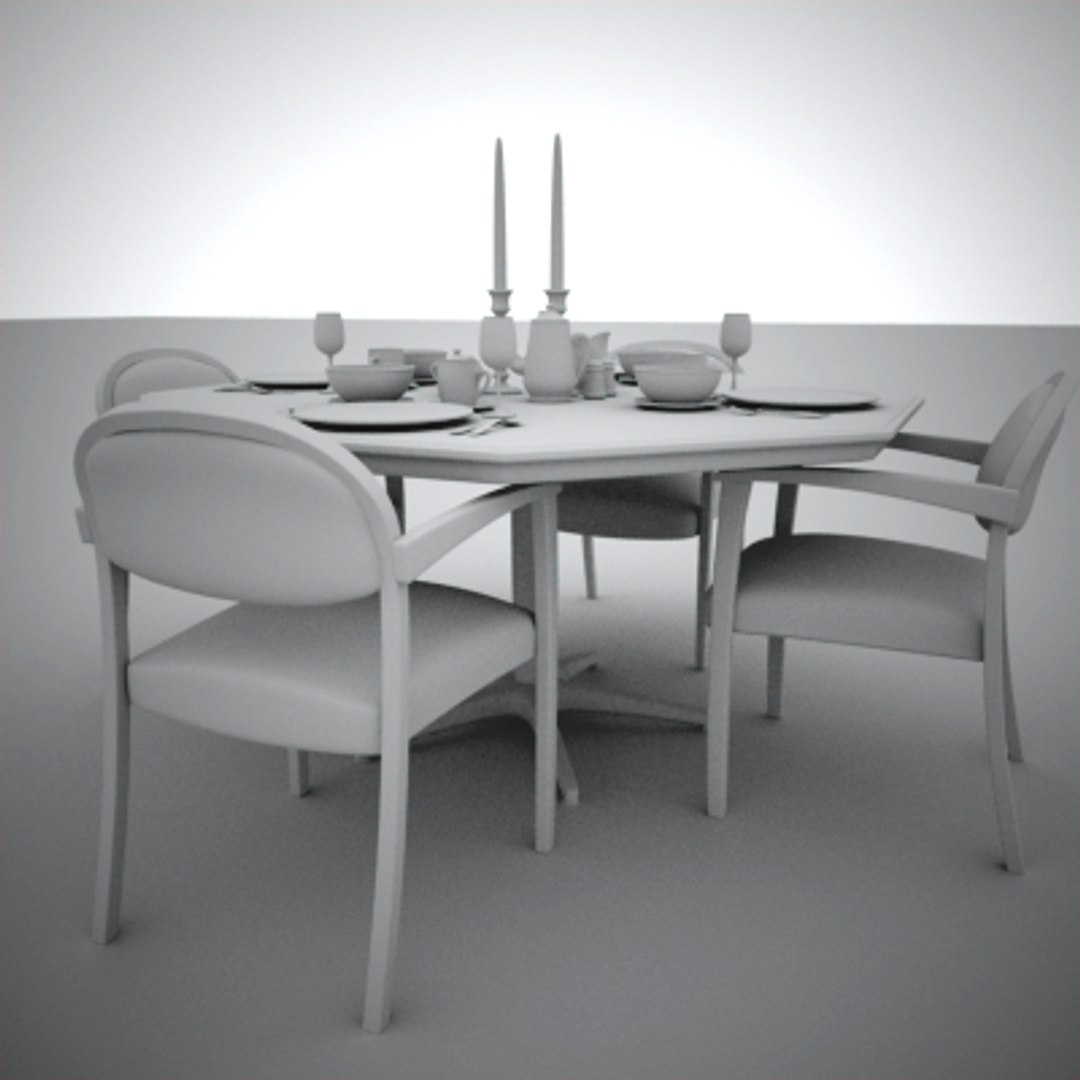 Maya Dinning Table Set Plate