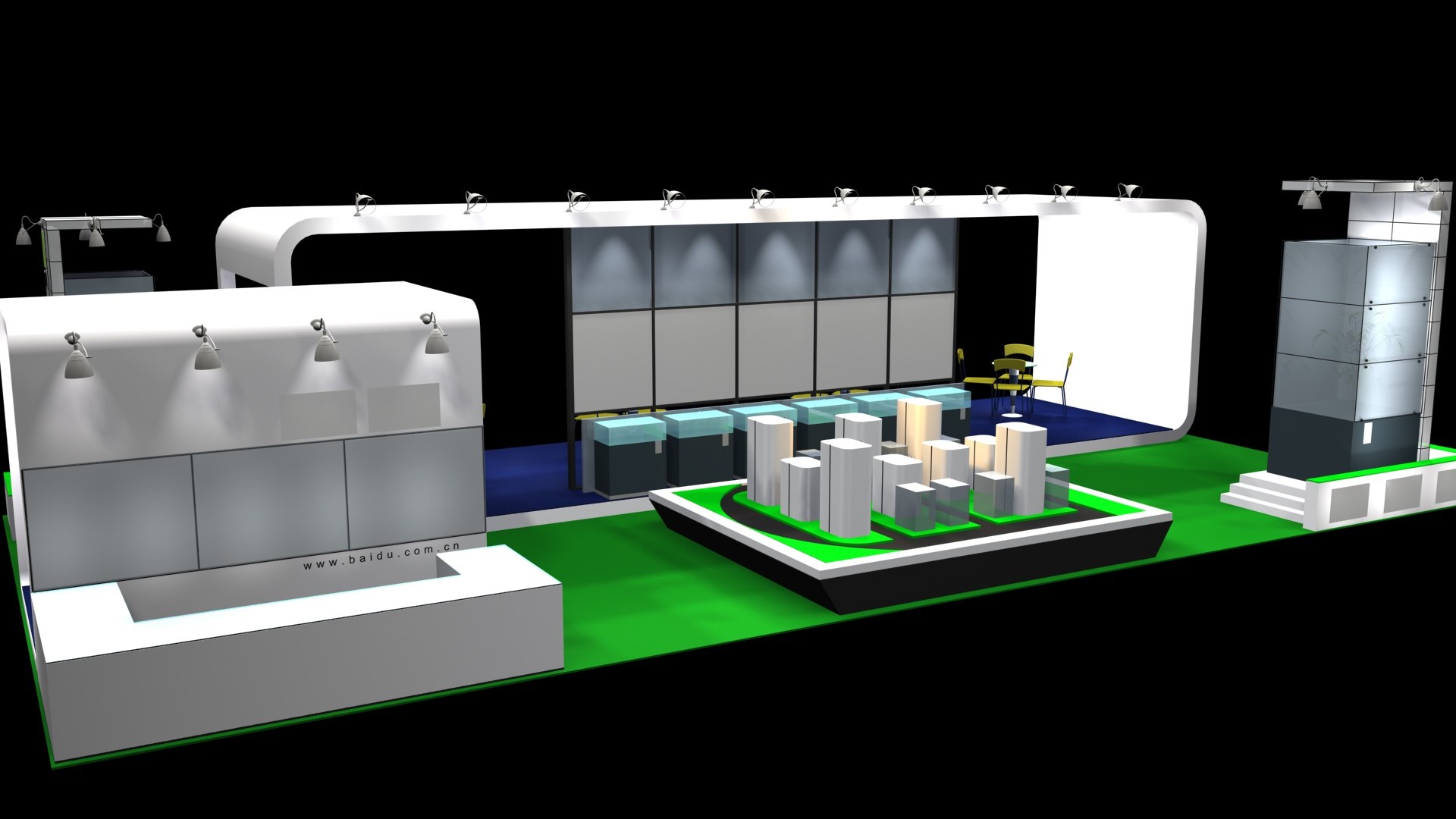 3 Side Open Stand 3D Model - TurboSquid 1995311