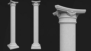 3D Column Decorative 25