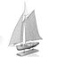 Sailboat Caroti 7491 Broads Yacht home decor accessory sea theme old vintage