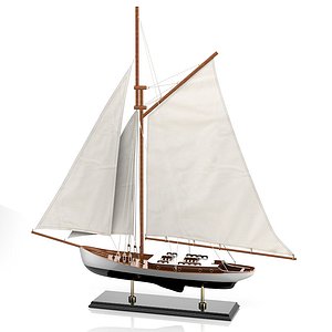 Sailboat Caroti 7491 Broads Yacht home decor accessory sea theme old vintage
