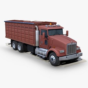 Kenworth W900B Grain truck s02 2006 3D model
