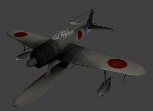 japanese rufe navy 3D model