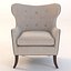 Simon Pebble Wingback Chair