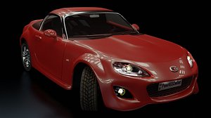 blender mazda mx-5 model