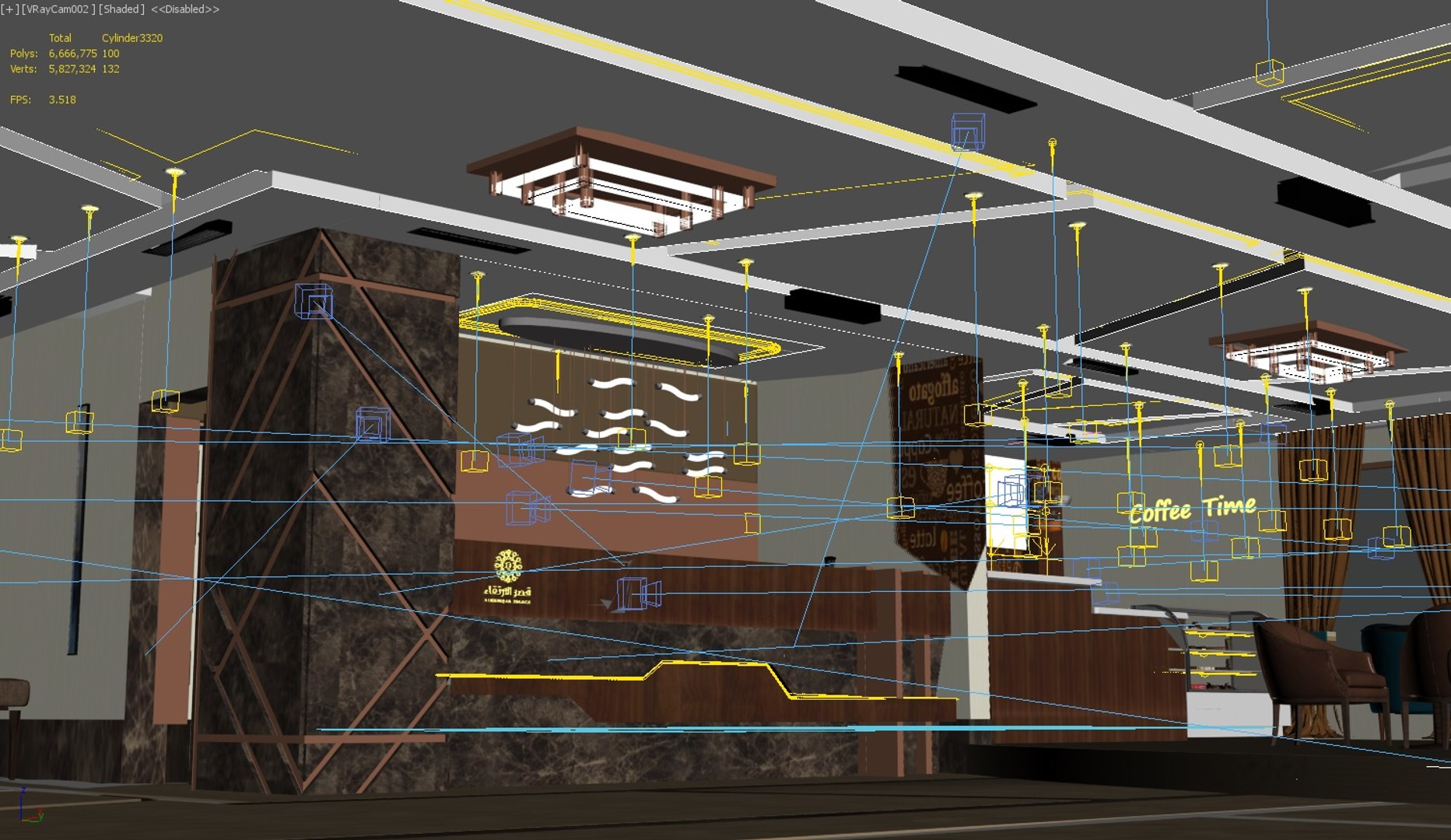 Interior lobby hotel 3D model - TurboSquid 1329799