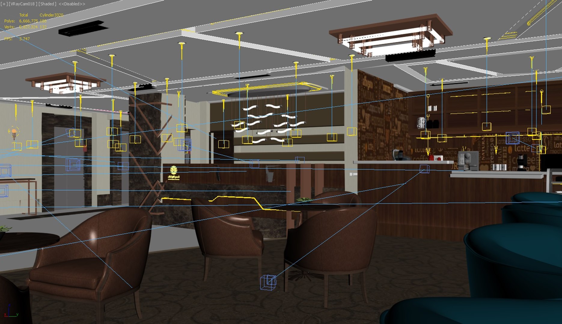 Interior lobby hotel 3D model - TurboSquid 1329799