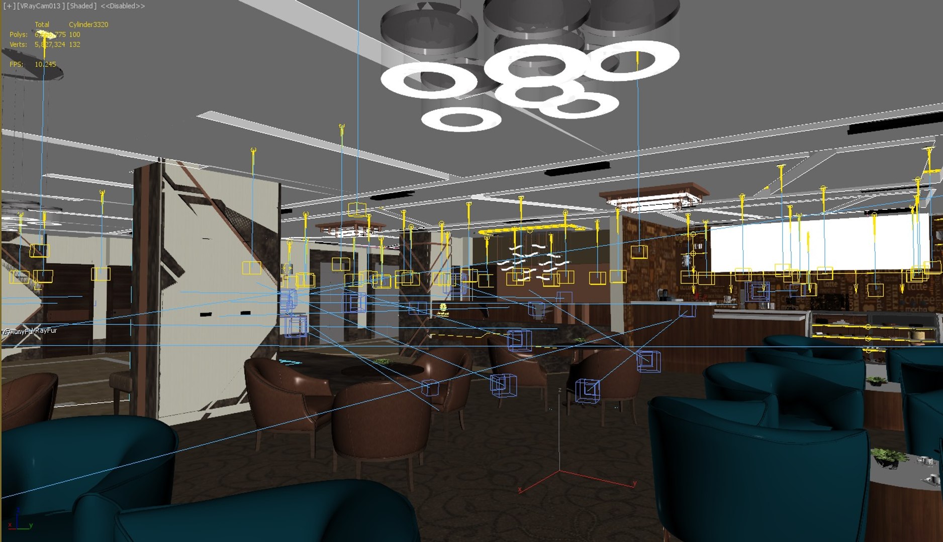 Interior lobby hotel 3D model - TurboSquid 1329799